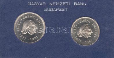 1961. 25Ft Ag + 50Ft Ag "Liszt" pár T:P Eredeti plasztiktokban!