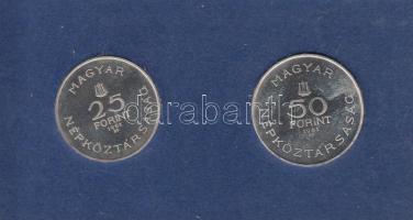 1961. 25Ft Ag + 50Ft Ag "Bartók Béla" T:P Eredeti MNB plasztiktokban!