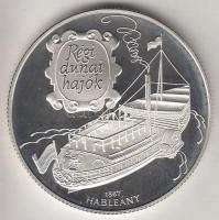 1995. 1000Ft Ag "Régi dunai hajók III-Hableány" T:PP