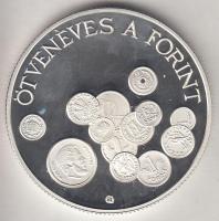 1996. 2000Ft Ag "50 éves a forint" T:PP tanúsítvánnyal
