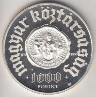 1996. 1000Ft Ag "Pannonhalma" T:PP tanúsítvánnyal!