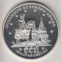 1994. 500Ft Ag "Integráció az EU-ba / Halászbástya" T:PP tanúsítvánnyal