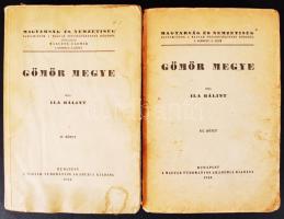 Ila Bálint: Gömör megye II-III. Magyarság és nemzetiség, tanulmányok a magyar népiségtörténet köréből. Bp., 1944, 1946, MTA. Kiadói papírkötés, szétesett állapotban.