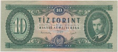 1949. 10Ft fordított hátlapi "01"-es alapnyomattal! T:II-,III