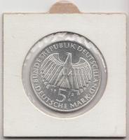 NSZK 1973G 5M Ag "125. évforduló Frankfurt Nemzetgyűlés" T:1 GFR 1973G 5 Mark Ag "125th anniversary - Frankfurt Parliament" C:Unc