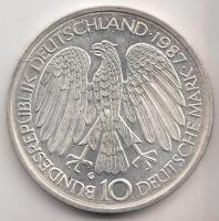 NSZK 1987G 10M Ag "Európai Közösség" T:BU
GFR 1987G 10 Mark Ag "30 Years of European ...