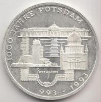 Németország 1993F 10M Ag "1000 éves Potsdam" T:PP Germany 1993F 10 Mark Ag "1000th Anniversary Potsdam" C:PP
