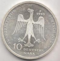 Németország 1995F 10M Ag "Oroszlán Henrik" T:PP Germany 1995F 10 Mark Ag "Henry the Lion" C:PP