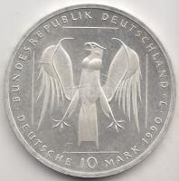 NSZK 1990J 10M Ag "800 éves a Német Lovagend" T:PP DFR 1990J 10 Mark Ag "800th Anniversary-The Teutonic order" C:PP