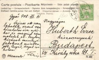 New Year, pig, bizarre, Emb. litho