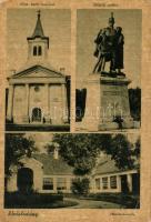 Kőrösladány Merán kastély, Hősök szobra, Római katolikus templom (EK)