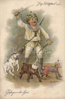 'Gefangenentransport & Jung Deutschland 1914' s: Paul Heydel