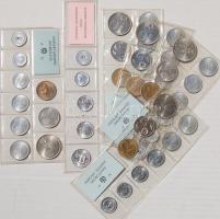 1971-1989. Teljes szettek + 1990. rövid szett (csak fillér) + 1993. teljes szett 200Ft Ag-val összes...