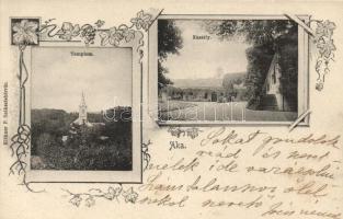 Aka, templom, kastély, Art Nouveau (EK)