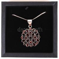 Gránát függő láncon /
silver grenade pendant with silver chain, 29,2 g