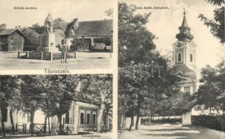 Tápiószele, Hősök szobra, Római katolikus templom, Községháza