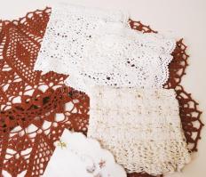 Textil terítők, különböző méretben, összesen:5 db