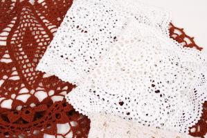 Textil terítők, különböző méretben, összesen:5 db