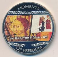 Libéria 2004. 10$ "Szabadság pillanatai-Jean d´Arc 1429." multicolor T:PP Liberia 2004. 10 Dollars "Moments of Freedom-Jean d´Arc the virgin of Orleans 1429." multicolor C:PP