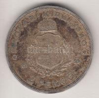 1936. 2P Ag "Liszt" T:2 patina