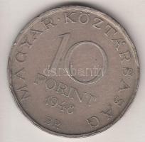 1948. 10Ft Ag "Széchenyi" T:2- Adamo EM2