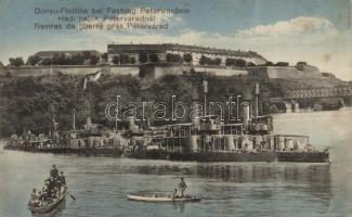 Donau-Flottille / battleships, Pétervárad / Peterwardein