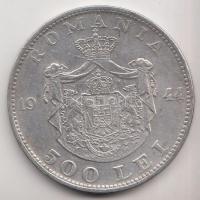 Románia 1944. 500L Ag T:2-
Romania 1944. 500 Lei Ag C:VF
