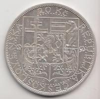 Csehszlovákia 1937. 20K Ag "Masaryk" T:2
Czechslovakia 1937. 20 Korun Ag "Death of Pr...