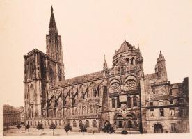 cca 1900 Strassburg leporello 24 képpel /
Strasbourg booklet 24 pictures