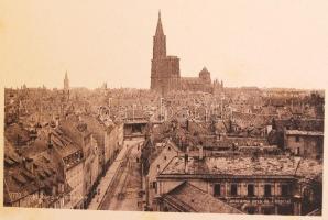 cca 1900 Strassburg leporello 24 képpel /
Strasbourg booklet 24 pictures