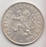 Csehszlovákia 1955. 50K Ag "Felszabadulás 10. évfordulója" T:2 Czechoslovakia 1955. 50 Korun Ag "10th Anniversary - Liberation from Germany" C:XF Krause KM#44