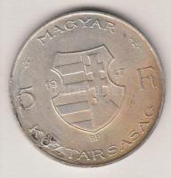 1947. 5Ft Ag "Kossuth" T:2,2-
Adamo F8.1