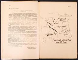 cca 1916 Főként első világháborús térképvázlat, összesen 26 db. (könyvekből) / mainly WW. I. maps