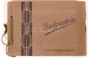 cca 1900 Badgastein leporello 12 fotóval / Badgastein booklet with 12 pictures