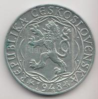Csehszlovákia 1948. 100K Ag "Károly Egyetem" T:1-
Czechoslovakia 1948. 100 Korun Ag "...