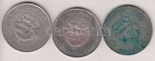 1947. 5Ft Ag "Kossuth" (3x) T:3
Adamo F8.1