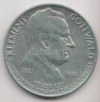 Csehszlovákia 1951. 100K Ag "Klement Gottwald" T:2-
Czechoslovakia 1951. 100 Korun Ag &quo...