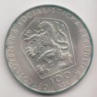 Csehszlovákia 1976. 100K Ag "Viktor Kaplan" T:1- Czechoslovakia 1976. 100 Korun Ag "Birth of Viktor Kaplan" C:AU Krause KM#85