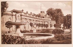 cca 1910 Potsdam leporello 16 képpel / Potsdam booklet with 16 pictures