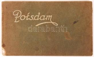 cca 1910 Potsdam leporello 16 képpel /
Potsdam booklet with 16 pictures