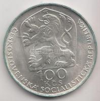 Csehszlovákia 1977. 100K Ag "Vaclav Hollar" T:1- Czechslovakia 1977. 100 Korun Ag "300th Anniversary - Death of Vaclav Hollar" C:AU Krause KM#88