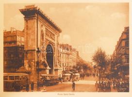 cca 1910 Párizs leporello  12 képpel /
Paris booklet with 12 pictures