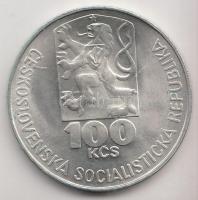 Csehszlovákia 1978. 100K Ag "Julius Fucik" T:1-
Czechoslovakia 1978. 100 Korun Ag "Ju...