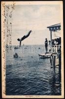 1923 Mihálovits Miklós festő saját kézzel írt és aláírt képeslapja