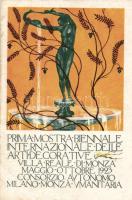 1923 Prima mostra biennale internazionale delle arti decorative; Art Nouveau s: Giovanni Guerrini