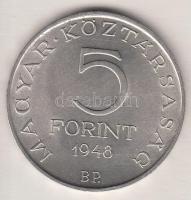 1948. 5Ft Ag "Petőfi" utánveret T:PP