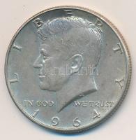 Amerikai Egyesült Államok 1964. 1/2$ Ag "Kennedy" T:2 USA 1964. 1/2 Dollar Ag "Kennedy" C:XF Krause KM#202