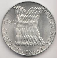 Csehszlovákia 1980. 100K Ag "Spartakiad" T:1 Czechoslovakia 1980. 100 Korun Ag "Spartakiad" C:UNC Krause KM#101