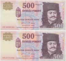 2006. 500Ft "EB" (2x) T:I