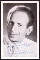 Kabos László aláírt fotó